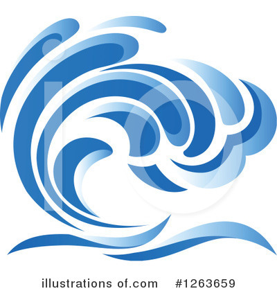 Royalty-Free (RF) Waves Clipart Illustration by Vector Tradition SM - Stock Sample #1263659