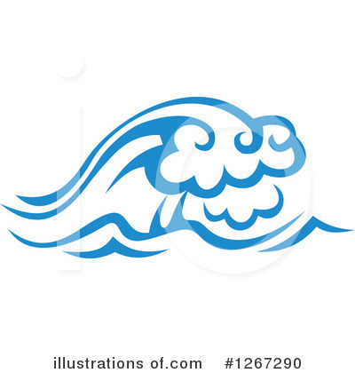 Royalty-Free (RF) Waves Clipart Illustration by Vector Tradition SM - Stock Sample #1267290