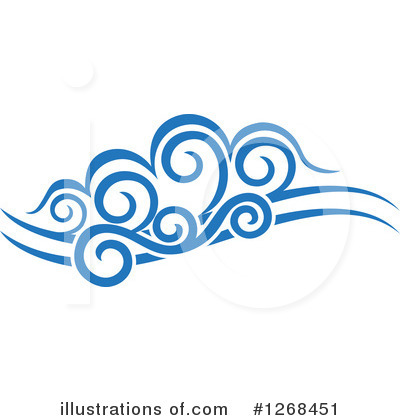 Royalty-Free (RF) Waves Clipart Illustration by Vector Tradition SM - Stock Sample #1268451
