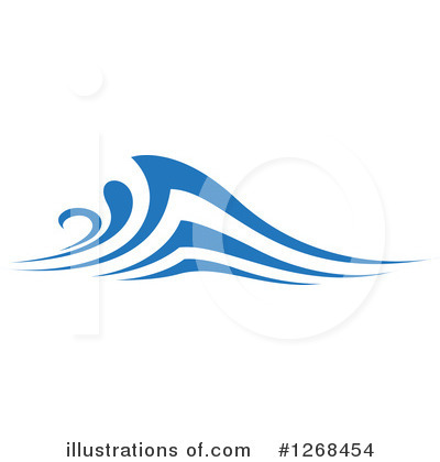 Royalty-Free (RF) Waves Clipart Illustration by Vector Tradition SM - Stock Sample #1268454