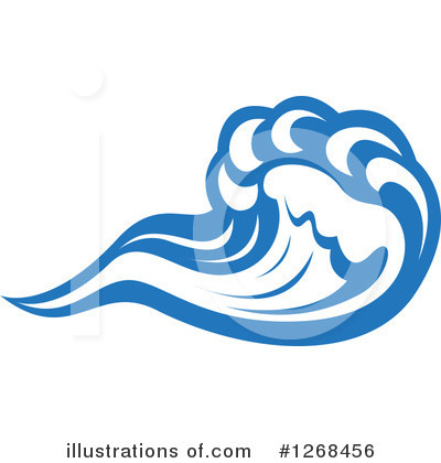 Royalty-Free (RF) Waves Clipart Illustration by Vector Tradition SM - Stock Sample #1268456