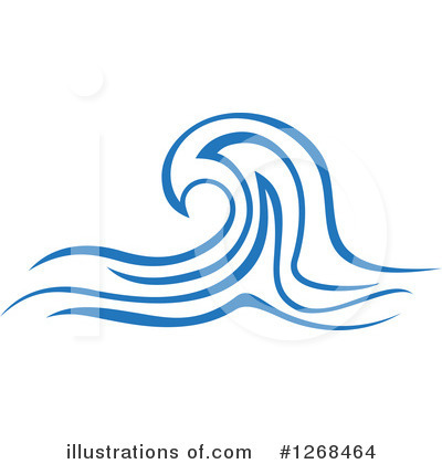 Royalty-Free (RF) Waves Clipart Illustration by Vector Tradition SM - Stock Sample #1268464