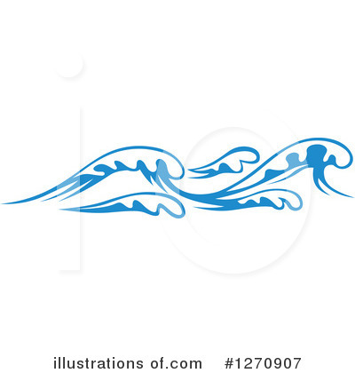 Royalty-Free (RF) Waves Clipart Illustration by Vector Tradition SM - Stock Sample #1270907