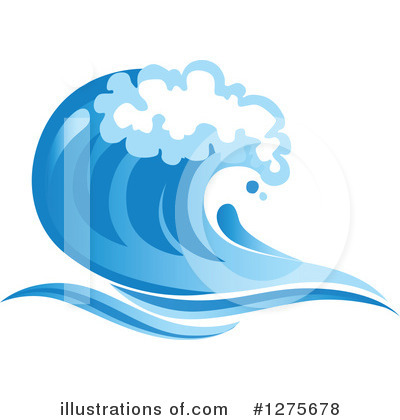 Royalty-Free (RF) Waves Clipart Illustration by Vector Tradition SM - Stock Sample #1275678