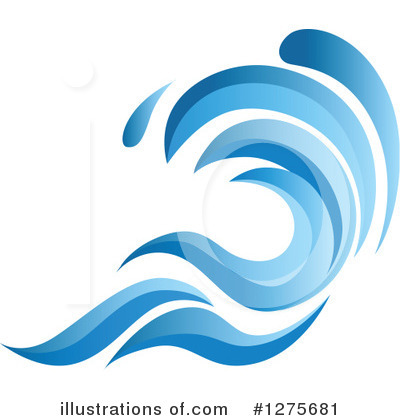 Royalty-Free (RF) Waves Clipart Illustration by Vector Tradition SM - Stock Sample #1275681