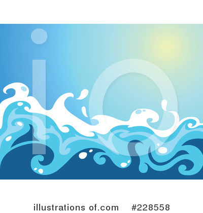 Royalty-Free (RF) Waves Clipart Illustration by yayayoyo - Stock Sample #228558
