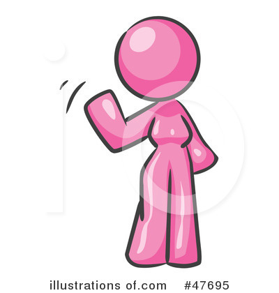 Pink Design Mascot Clipart #47695 by Leo Blanchette