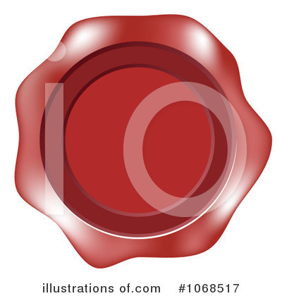 Royalty-Free (RF) Wax Seal Clipart Illustration by vectorace - Stock Sample #1068517