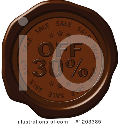 Royalty-Free (RF) Wax Seal Clipart Illustration by Andrei Marincas - Stock Sample #1203385