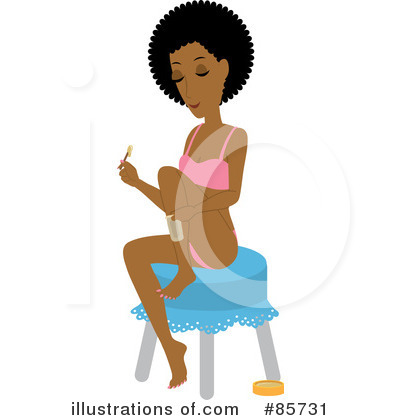 Royalty-Free (RF) Waxing Clipart Illustration by Rosie Piter - Stock Sample #85731