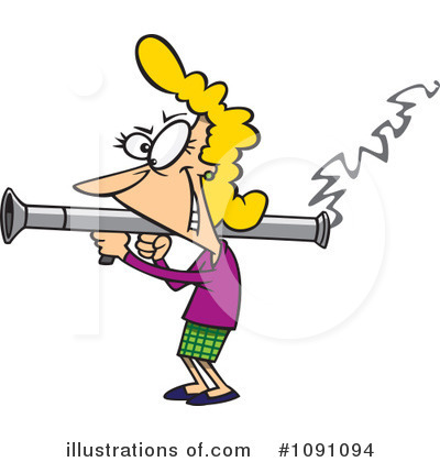Royalty-Free (RF) Weapon Clipart Illustration by toonaday - Stock Sample #1091094