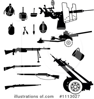 Royalty-Free (RF) Weapons Clipart Illustration by Frisko - Stock Sample #1113027
