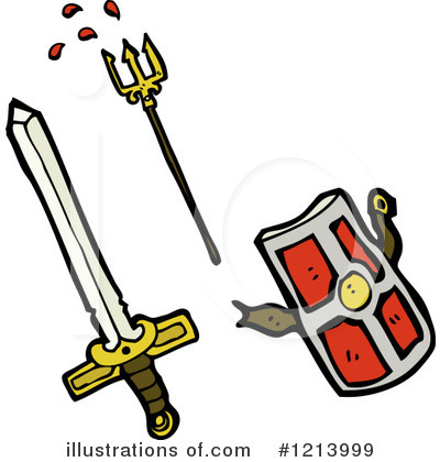 Royalty-Free (RF) Weapons Clipart Illustration by lineartestpilot - Stock Sample #1213999
