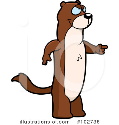 Royalty-Free (RF) Weasel Clipart Illustration by Cory Thoman - Stock Sample #102736