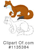 Weasel Clipart #1135384 by Alex Bannykh