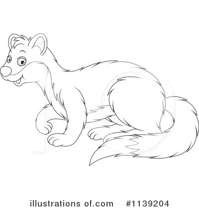 Mink Clipart #1139204 by Alex Bannykh