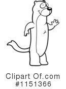 Weasel Clipart #1151366 by Cory Thoman