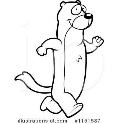 Royalty-Free (RF) Weasel Clipart Illustration by Cory Thoman - Stock Sample #1151587
