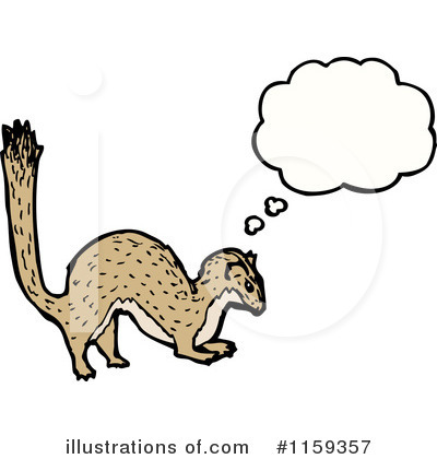 Royalty-Free (RF) Weasel Clipart Illustration by lineartestpilot - Stock Sample #1159357