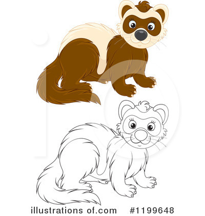 Royalty-Free (RF) Weasel Clipart Illustration by Alex Bannykh - Stock Sample #1199648