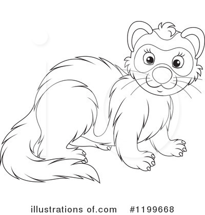 Royalty-Free (RF) Weasel Clipart Illustration by Alex Bannykh - Stock Sample #1199668
