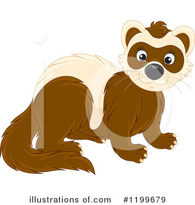 Royalty-Free (RF) Weasel Clipart Illustration by Alex Bannykh - Stock Sample #1199679