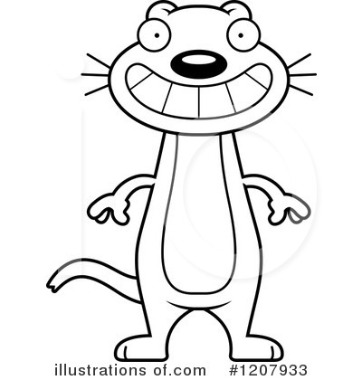 Weasel Clipart #1207933 by Cory Thoman
