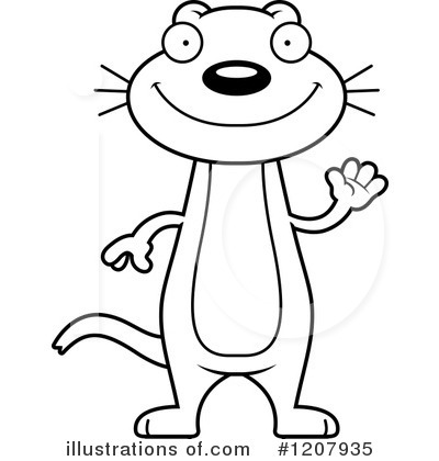 Weasel Clipart #1207935 by Cory Thoman