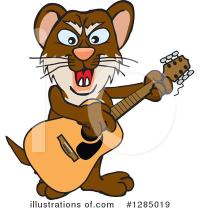 Weasel Clipart #1285019 by Dennis Holmes Designs