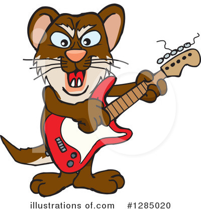Royalty-Free (RF) Weasel Clipart Illustration by Dennis Holmes Designs - Stock Sample #1285020