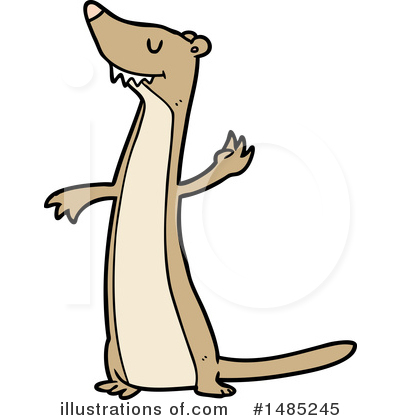 Weasel Clipart #1485245 by lineartestpilot