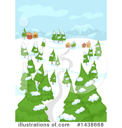 Ski Resort Clipart #1438668 by BNP Design Studio