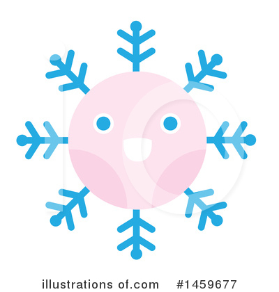 Snowflake Clipart #1459677 by Cherie Reve