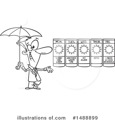 Royalty-Free (RF) Weather Clipart Illustration by toonaday - Stock Sample #1488899