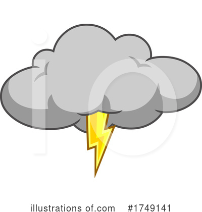 Lightning Clipart #1749141 by Hit Toon