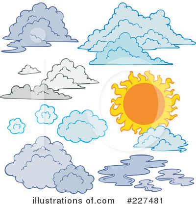 Royalty-Free (RF) Weather Clipart Illustration by visekart - Stock Sample #227481