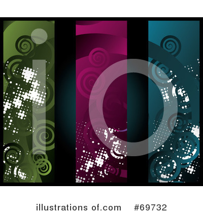 Royalty-Free (RF) Web Site Banners Clipart Illustration by MilsiArt - Stock Sample #69732