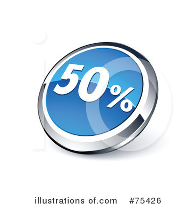 Royalty-Free (RF) Web Site Button Clipart Illustration by beboy - Stock Sample #75426