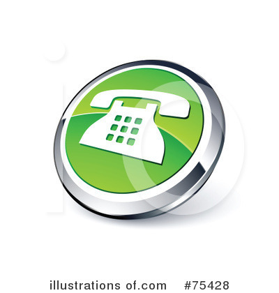Royalty-Free (RF) Web Site Button Clipart Illustration by beboy - Stock Sample #75428