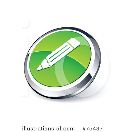 Royalty-Free (RF) Web Site Button Clipart Illustration by beboy - Stock Sample #75437