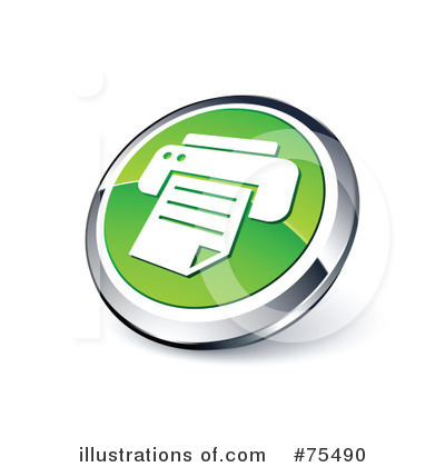 Royalty-Free (RF) Web Site Button Clipart Illustration by beboy - Stock Sample #75490