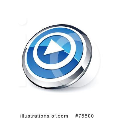 Royalty-Free (RF) Web Site Button Clipart Illustration by beboy - Stock Sample #75500