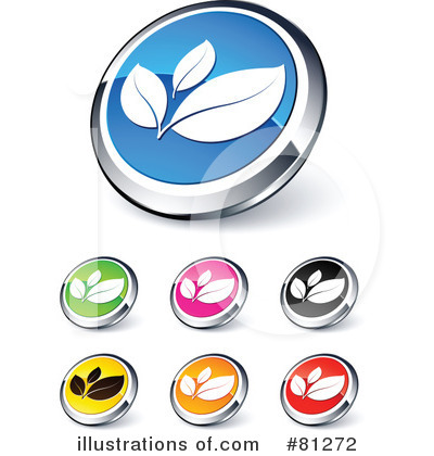Royalty-Free (RF) Web Site Buttons Clipart Illustration by beboy - Stock Sample #81272
