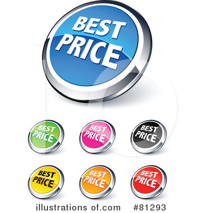 Royalty-Free (RF) Web Site Buttons Clipart Illustration by beboy - Stock Sample #81293