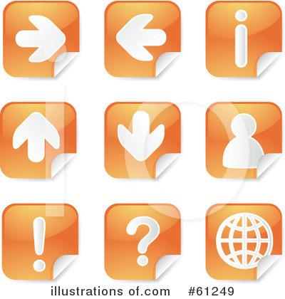 Royalty-Free (RF) Web Site Icon Clipart Illustration by Kheng Guan Toh - Stock Sample #61249