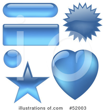Royalty-Free (RF) Website Buttons Clipart Illustration by dero - Stock Sample #52003