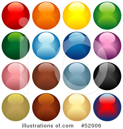 Royalty-Free (RF) Website Buttons Clipart Illustration by dero - Stock Sample #52006
