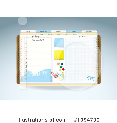 Website Design Clipart #1094700 by michaeltravers