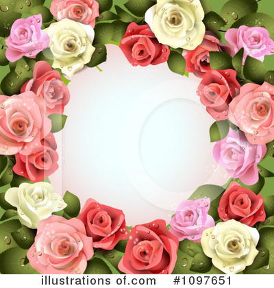 Roses Clipart #1097651 by merlinul