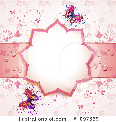 Royalty-Free (RF) Wedding Background Clipart Illustration by merlinul - Stock Sample #1097669